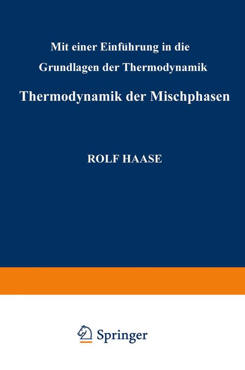 Produktbild: Thermodynamik der Mischphasen