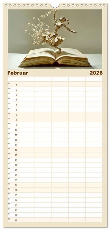 Produktbild: Familienplaner 2026 - Das versteckte Universum mit 5 Spalten (Wandkalender, 21 x 45 cm) CALVENDO
