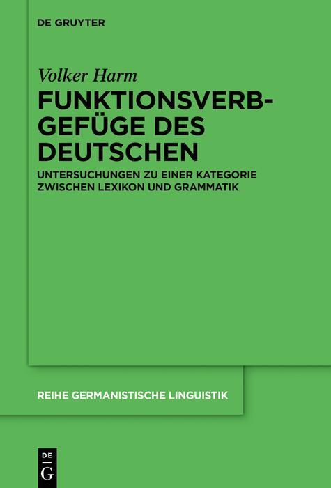 Produktbild: Funktionsverbgef&uuml;ge des Deutschen