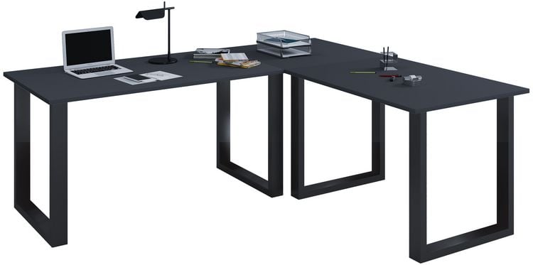 Produktbild: U Schreibtisch Eckschreibtisch L Form 190x160x80
