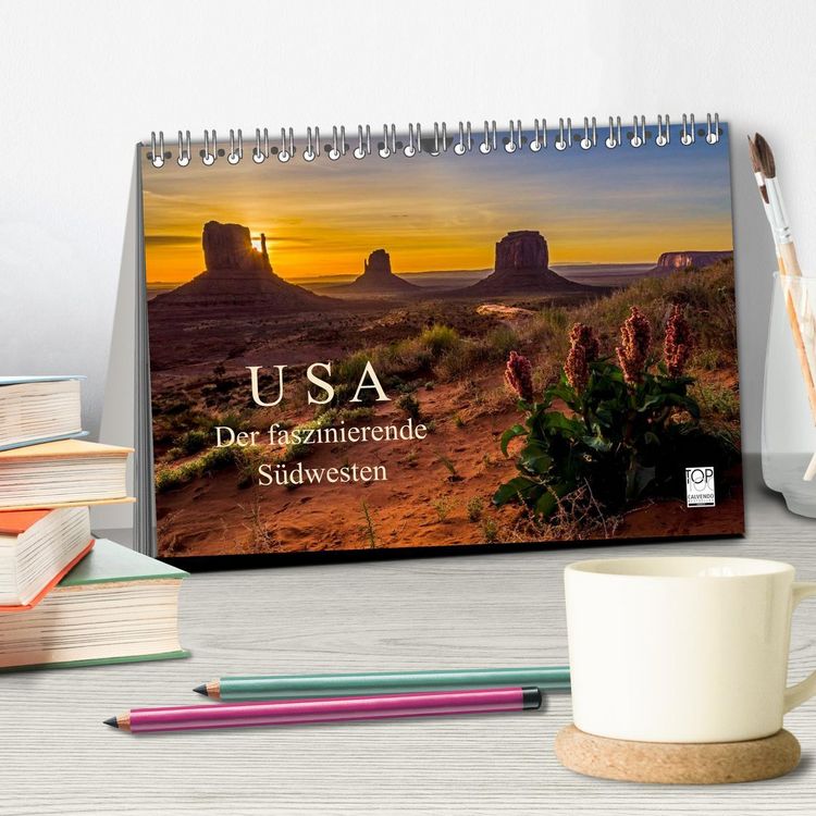 Produktbild: USA Der faszinierende S&uuml;dwesten (Tischkalender 2026 DIN A5 quer), CALVENDO Monatskalender