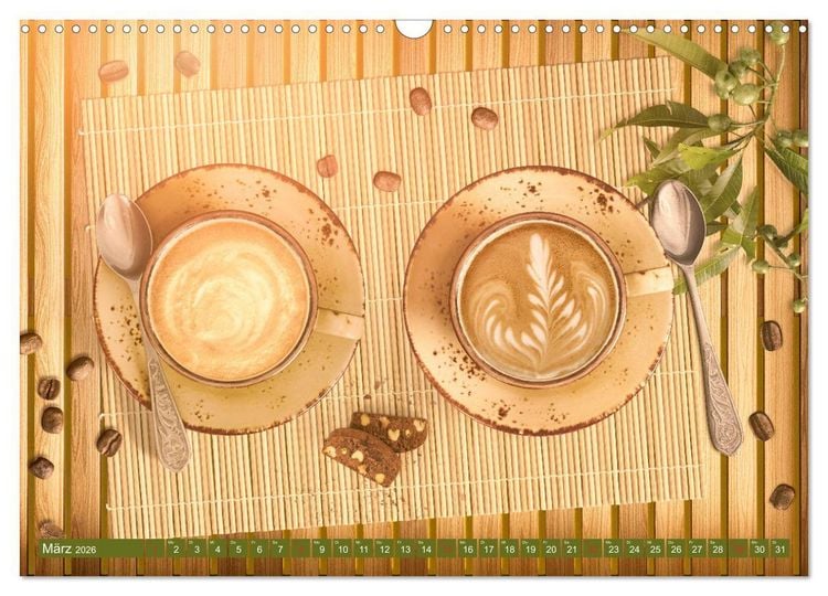 Produktbild: Auf einen Kaffee? (Wandkalender 2026 DIN A3 quer), CALVENDO Monatskalender