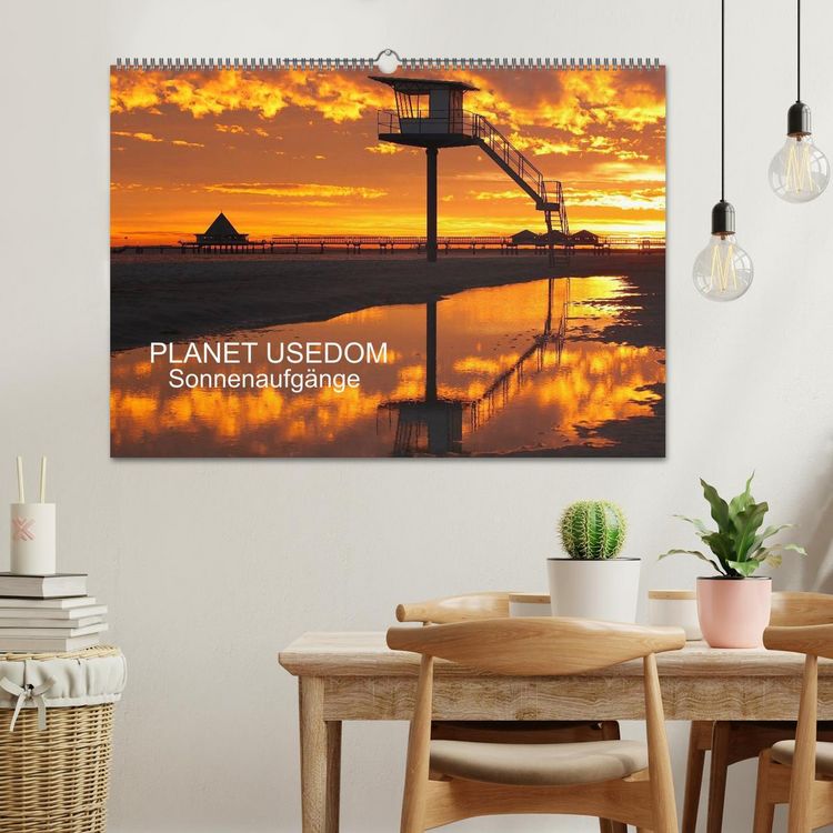 Produktbild: PLANET USEDOM Sonnenaufg&auml;nge (Wandkalender 2026 DIN A2 quer), CALVENDO Monatskalender