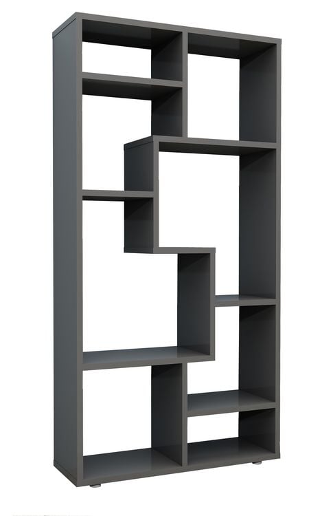 Produktbild: Holz Stand Regal Raumteiler B&uuml;cherregal Lanisa M