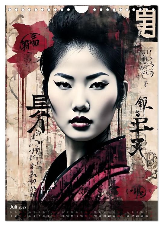 Produktbild: Geisha - Asian Spirit (Wandkalender 2027 DIN A4 hoch), CALVENDO Monatskalender