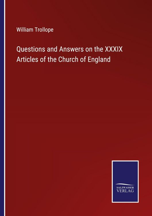 Produktbild: Questions and Answers on the XXXIX Articles of the Church of England