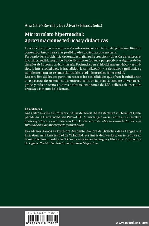 Produktbild: Microrrelato hipermedial: aproximaciones te&oacute;ricas y did&aacute;cticas