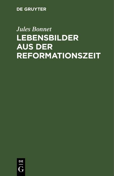 Produktbild: Lebensbilder aus der Reformationszeit