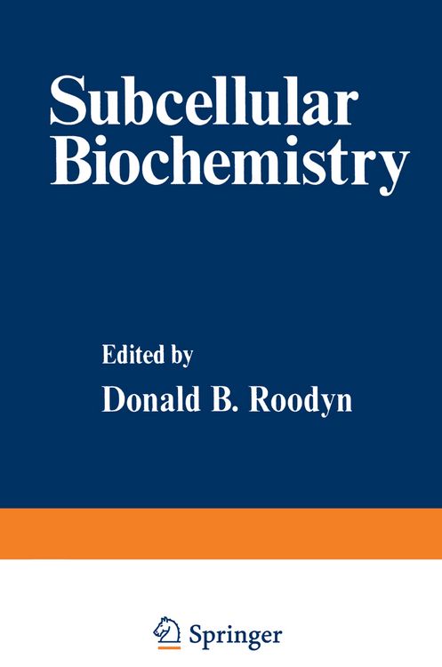 Produktbild: Subcellular Biochemistry