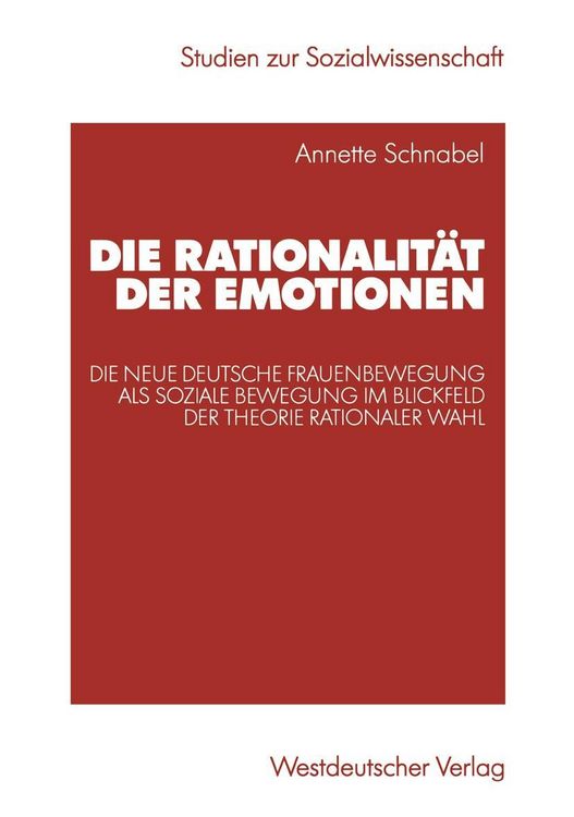Produktbild: Die Rationalit&auml;t der Emotionen