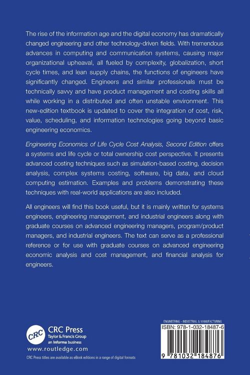 Produktbild: Engineering Economics of Life Cycle Cost Analysis