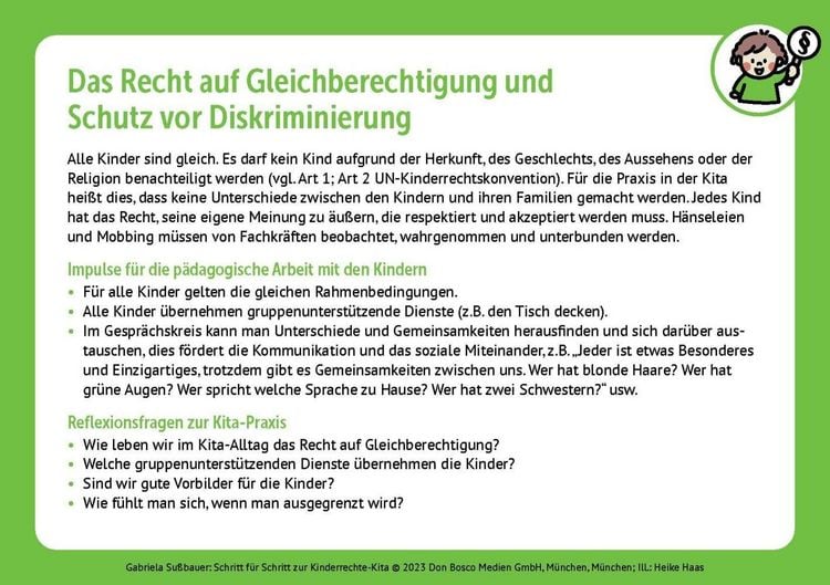 Produktbild: Schritt f&uuml;r Schritt zur Kinderrechte-Kita