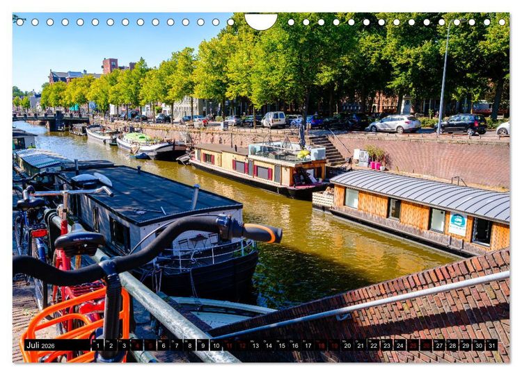 Produktbild: Ein Blick auf Groningen (Wandkalender 2026 DIN A4 quer), CALVENDO Monatskalender