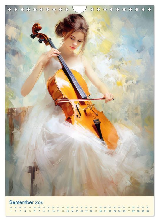 Produktbild: Feminine Romantik &ndash; Impressionistische Bilder (Wandkalender 2026 DIN A4 hoch), CALVENDO Monatskalender