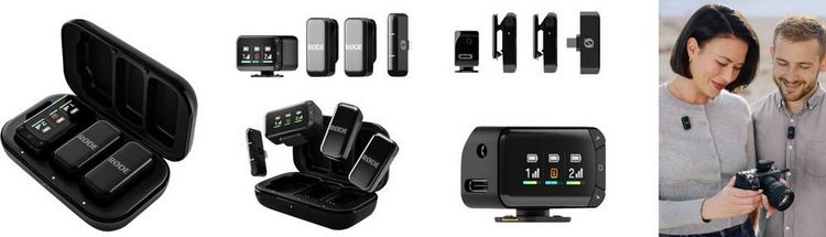 Produktbild: Rode Ansteck Mikrofon-Set Wireless Micro Camera Kit &Uuml;bertragungsart (Details):Funk, Kabellos Blitzschuh-Montage, inkl. Kabel
