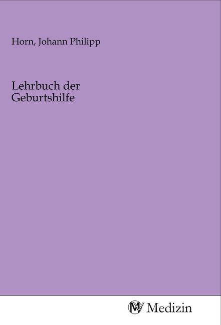 Produktbild: Lehrbuch der Geburtshilfe