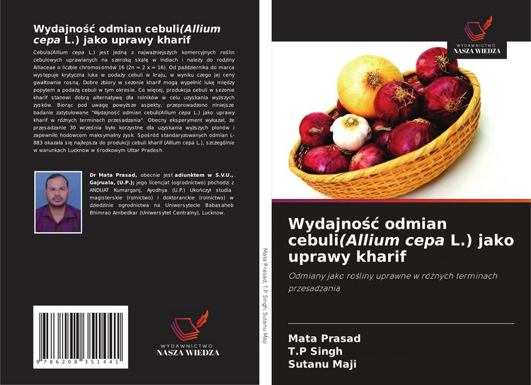 Produktbild: Wydajno&iquest;&iquest; odmian cebuli(Allium cepa L.) jako uprawy kharif