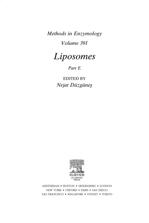 Produktbild: Liposomes, Part E