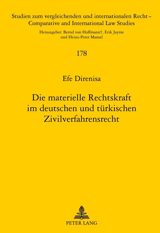 Produktbild: Die materielle Rechtskraft im deutschen und tuerkischen Zivilverfahrensrecht
