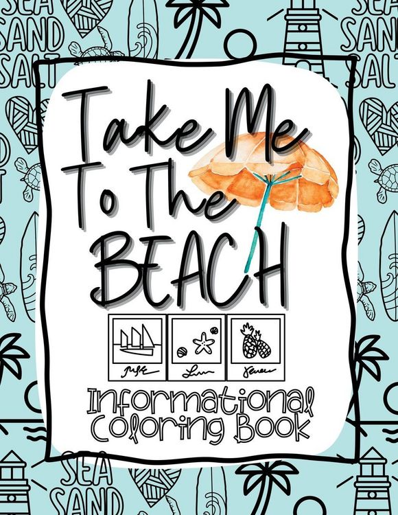Produktbild: Take Me to the Beach Informational Coloring Book