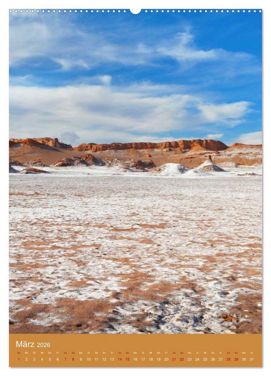 Produktbild: Erlebe mit mir die Atacama (Wandkalender 2026 DIN A2 hoch), CALVENDO Monatskalender