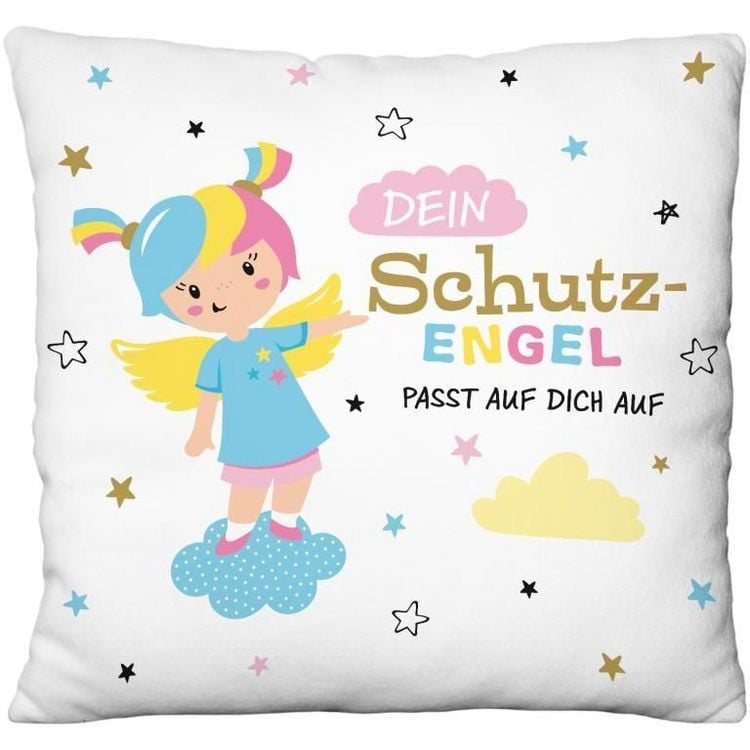 Produktbild: Pl&uuml;schkissen Motiv Engel