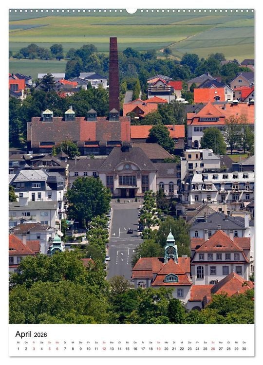 Produktbild: Bad Nauheim 2026 von Petrus Bodenstaff (Wandkalender 2026 DIN A2 hoch), CALVENDO Monatskalender