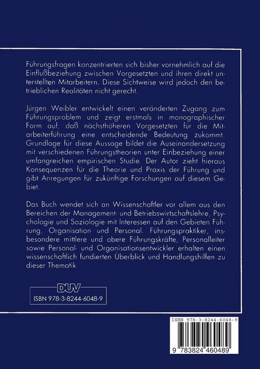 Produktbild: F&uuml;hrung durch den n&auml;chsth&ouml;heren Vorgesetzten