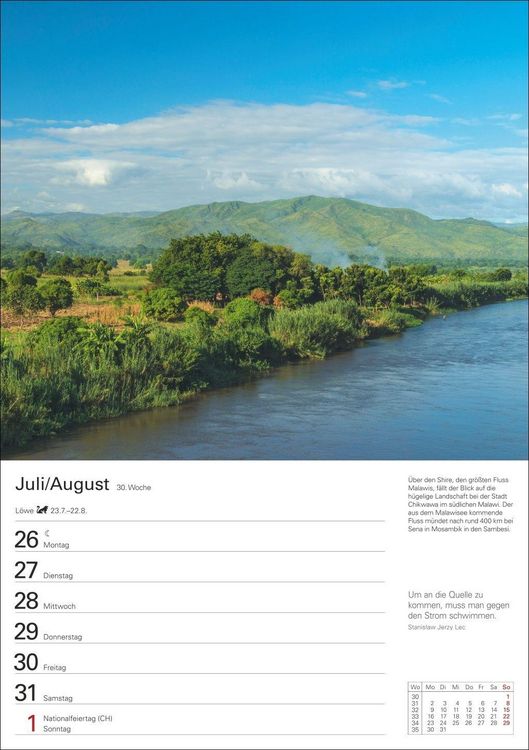 Produktbild: Natursch&auml;tze Afrikas Wochenplaner 2027 - Eine Reise in 53 Bildern