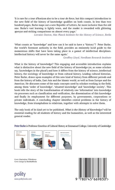 Produktbild: What is the History of Knowledge?