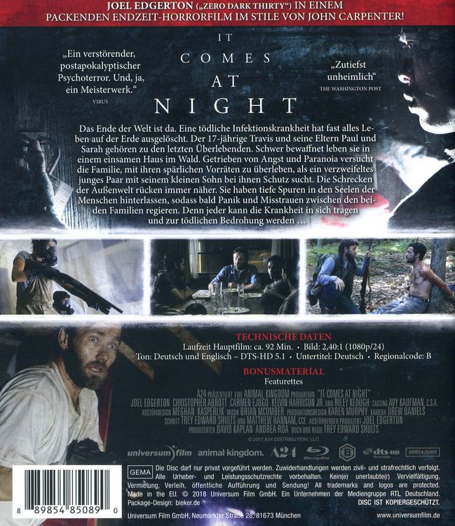 Produktbild: It comes at night