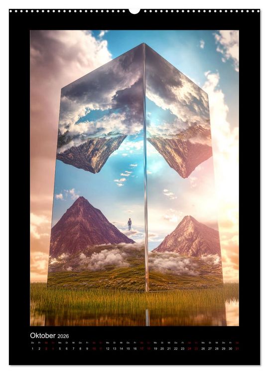 Produktbild: Visionen einer anderen Welt (Wandkalender 2026 DIN A2 hoch), CALVENDO Monatskalender