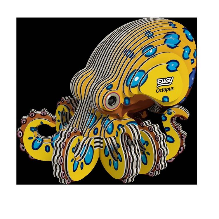 Produktbild: EUGY - 3D Bastelset Oktopus