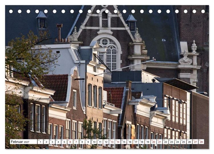 Produktbild: Amsterdam - Momente einer Reise (Tischkalender 2027 DIN A5 quer), CALVENDO Monatskalender