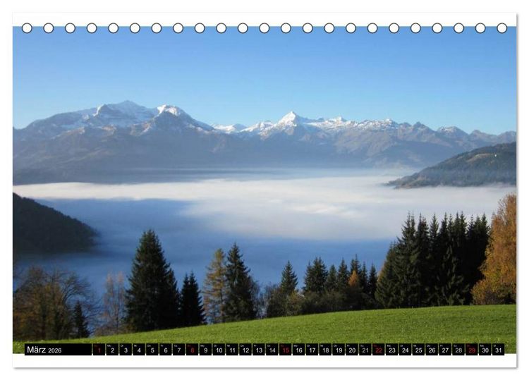 Produktbild: Liebeserkl&auml;rung an Zell am See (Tischkalender 2026 DIN A5 quer), CALVENDO Monatskalender