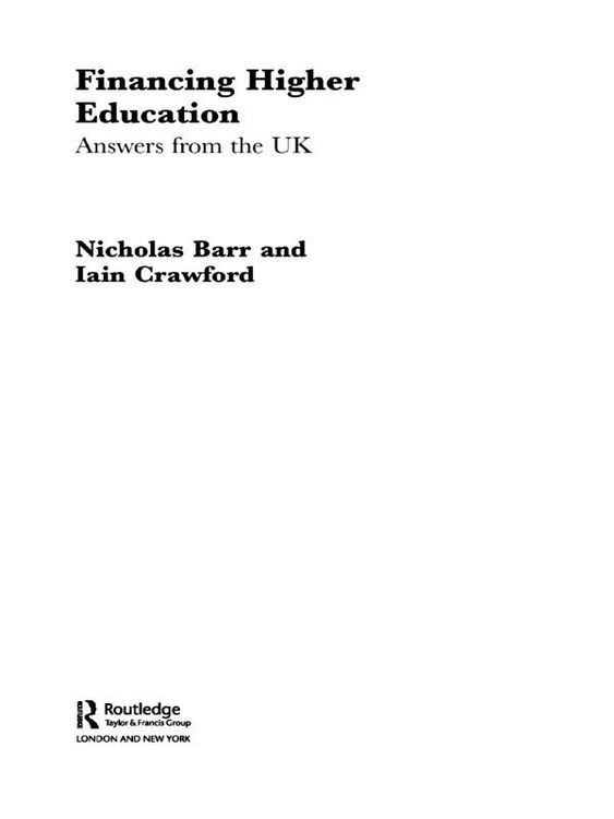 Produktbild: Financing Higher Education
