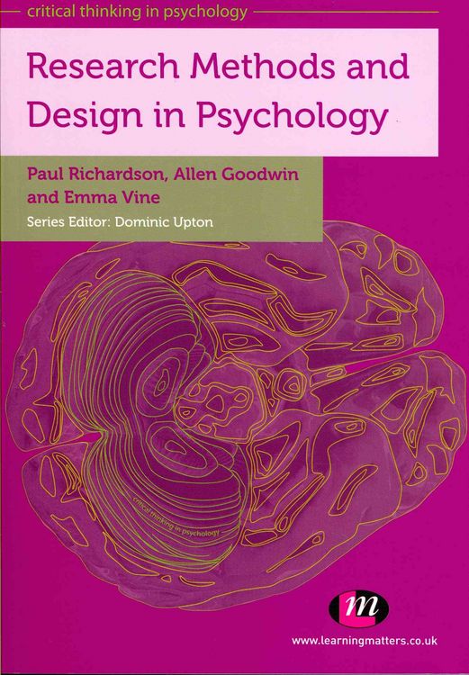 Produktbild: Research Methods and Design in Psychology