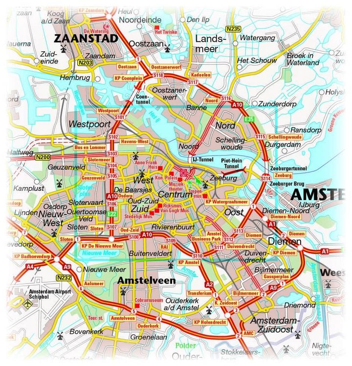 Produktbild: Publicpress Stadtplan Amsterdam 1:14.000