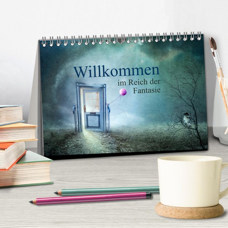 Produktbild: Willkommen im Reich der Fantasie (Tischkalender 2026 DIN A5 quer), CALVENDO Monatskalender