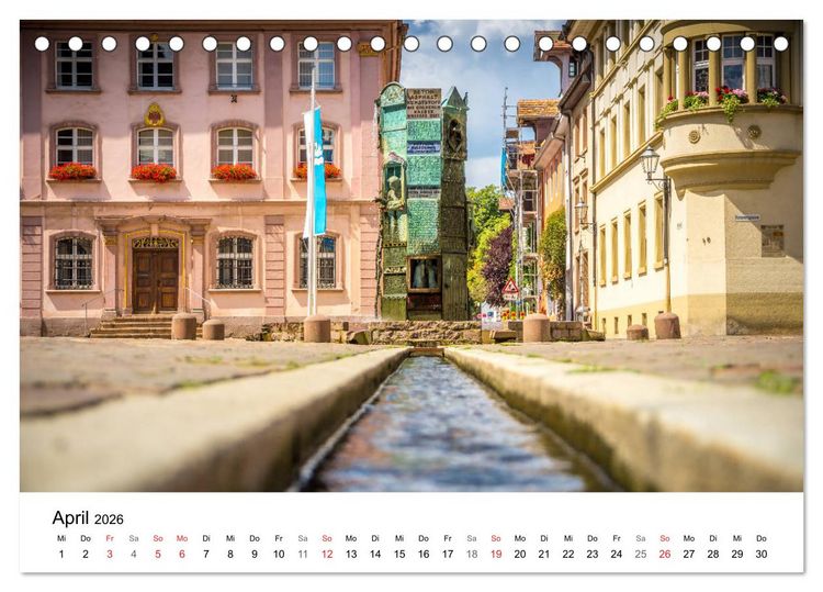 Produktbild: Villingen-Schwenningen - Impressionen einer Stadt (Tischkalender 2026 DIN A5 quer), CALVENDO Monatskalender