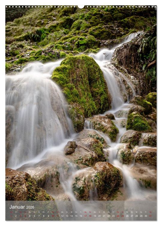 Produktbild: Bad Urach Wasserf&auml;lle (Wandkalender 2026 DIN A2 hoch), CALVENDO Monatskalender