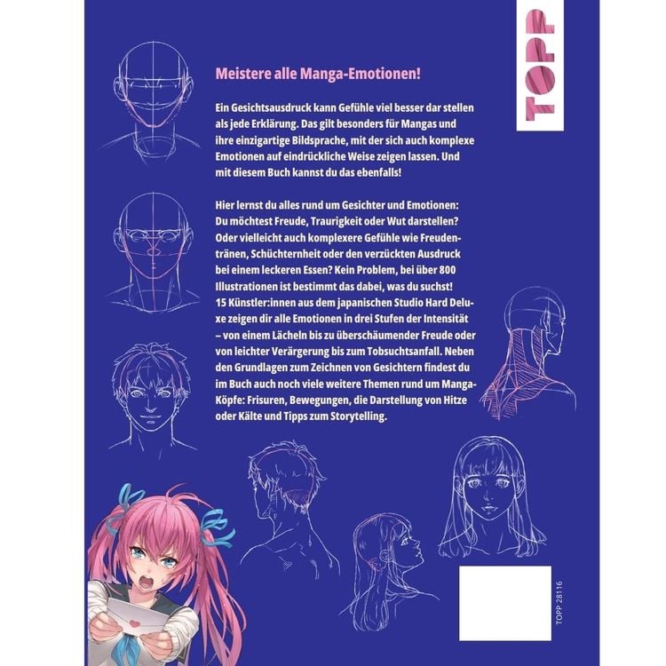 Produktbild: Manga Gesichter & Emotionen zeichnen