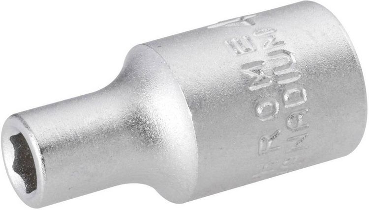 Produktbild: TOOLCRAFT 820753 Au&szlig;en-Sechskant Steckschl&uuml;sseleinsatz 13mm 1/4\" (6.3 mm)