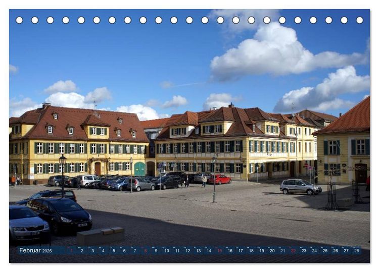 Produktbild: Die Residenzstadt Ansbach (Tischkalender 2026 DIN A5 quer), CALVENDO Monatskalender
