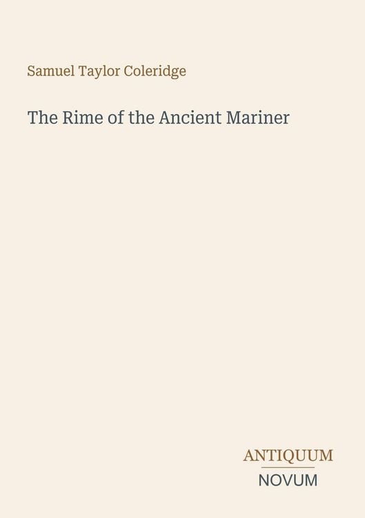 Produktbild: The Rime of the Ancient Mariner