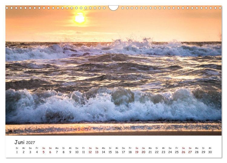 Produktbild: D&uuml;nen und Meer Nordseemomente (Wandkalender 2027 DIN A3 quer), CALVENDO Monatskalender