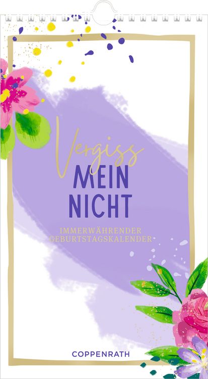 Produktbild: Immerw. Geb.kalender: Vergiss mein nicht! (Immer her mit...)