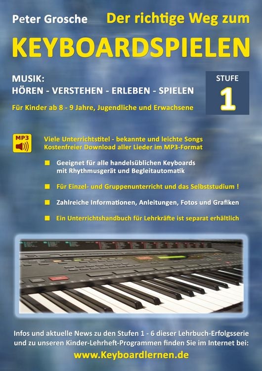 Produktbild: Der richtige Weg zum Keyboardspielen (Stufe 1)