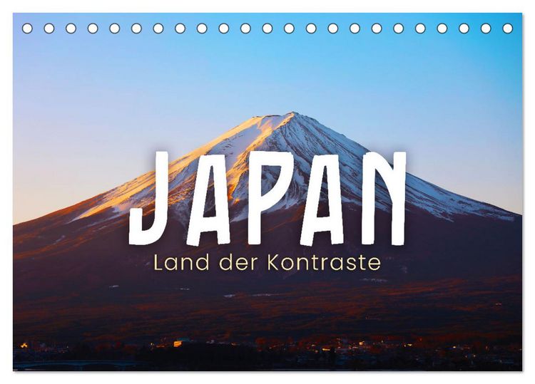 Produktbild: Japan - Land der Kontraste (Tischkalender 2026 DIN A5 quer), CALVENDO Monatskalender