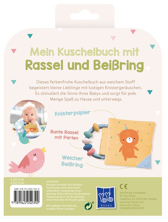Produktbild: Mein Kuschelbuch mir Rassel und Bei&szlig;ring - Kleiner B&auml;r
